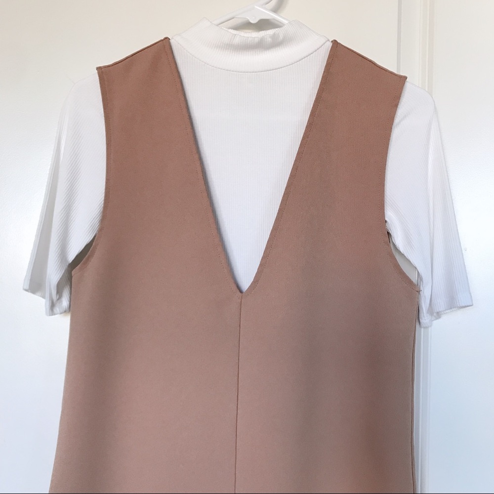 IndiLuxe Korean Brand Tan Layering Dress